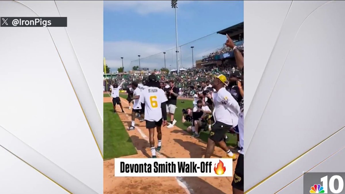 DeVonta Smith's Celebrity Softball Game Draws NFL Stars