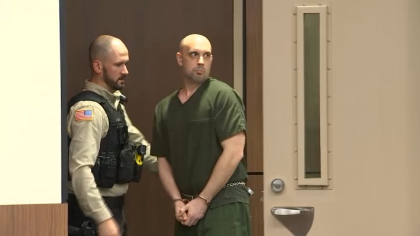 Sean Higgins, the man charged in the deaths of Johnny and Matthew Gaudreau, enters a New Jersey courtroom on Tuesday, June 10, 2025.