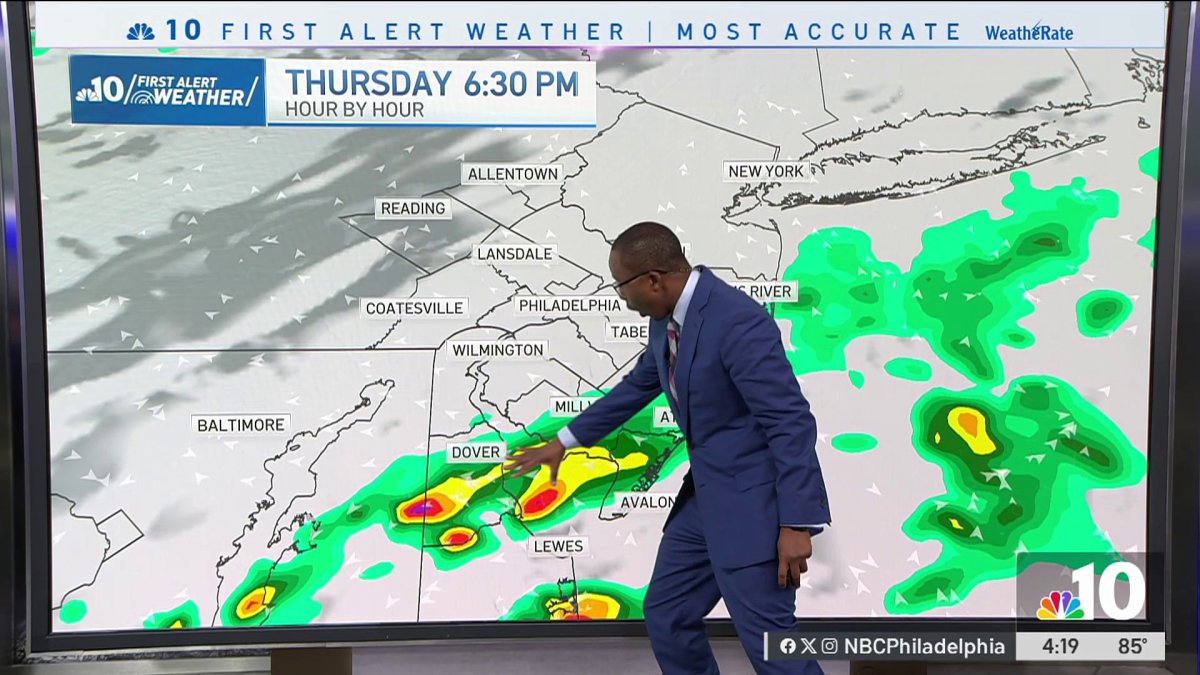Flash flood warnings in effect for parts of Delaware, South Jersey ...