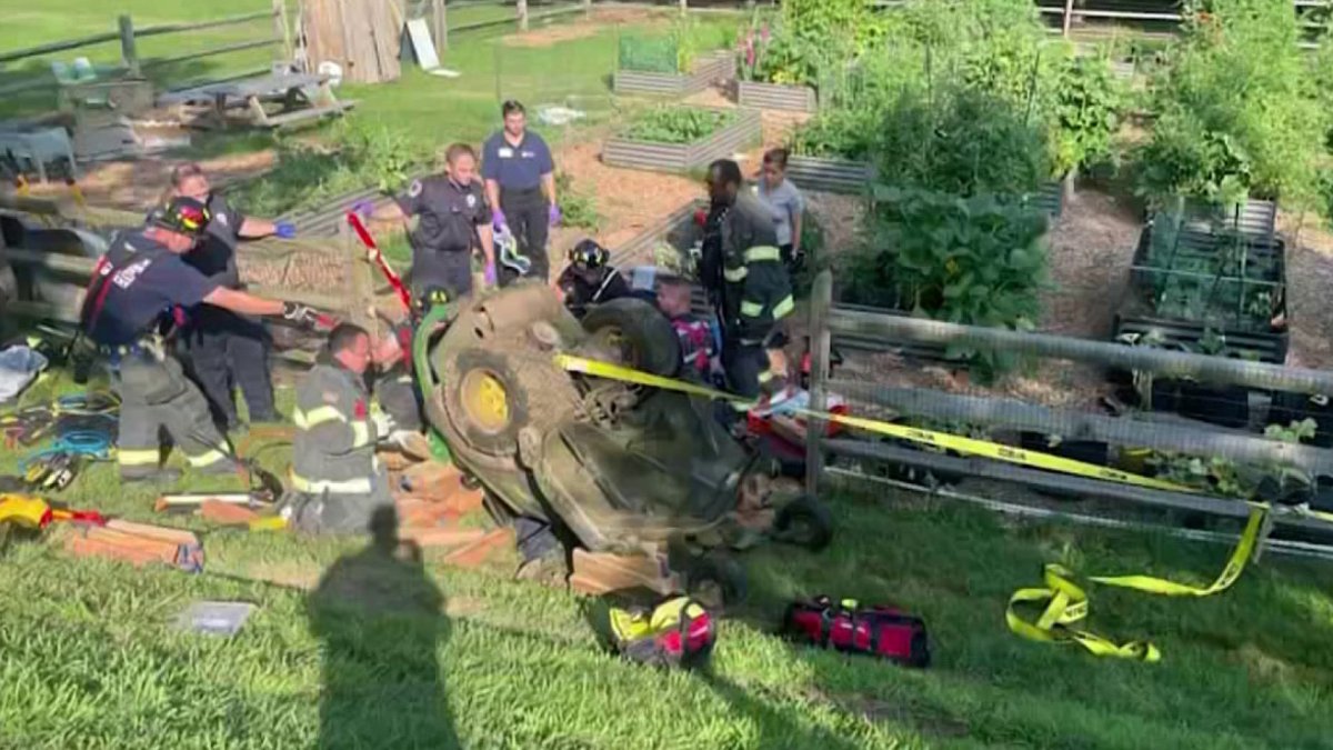 Montco first responders rescue man trapped under lawnmower – NBC10 ...