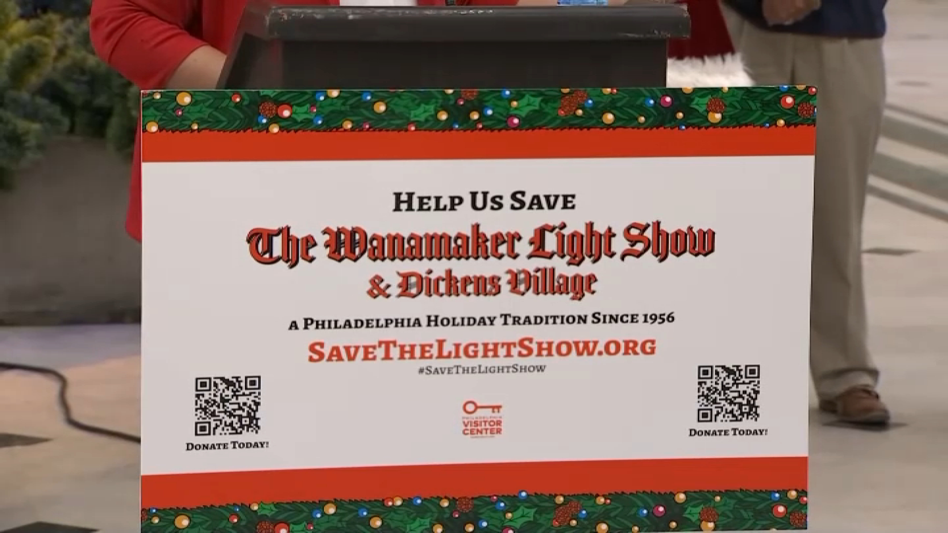 Wanamaker Building Plans Holiday Light Show, Dickens Village Return