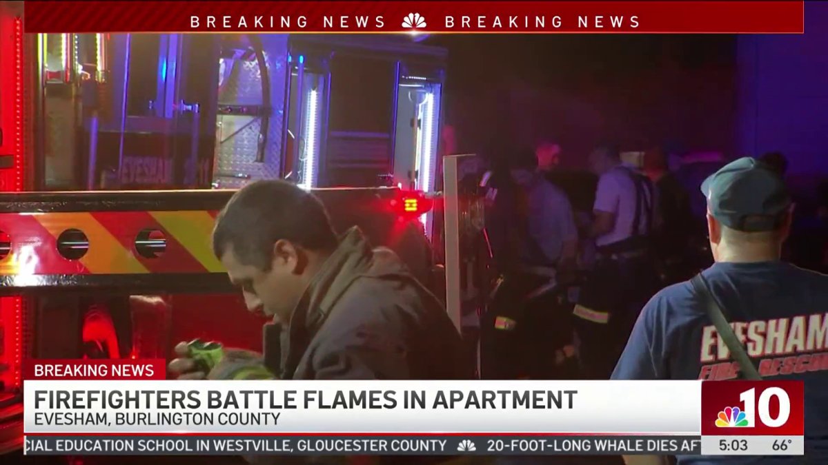 Fire crews put out flames at Evesham, NJ, apartment complex – NBC10 ...
