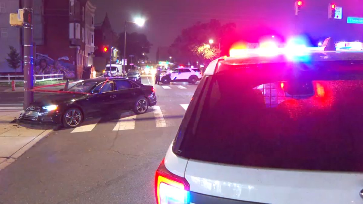 Two men hurt after shooting, crash in North Philadelphia: Police ...