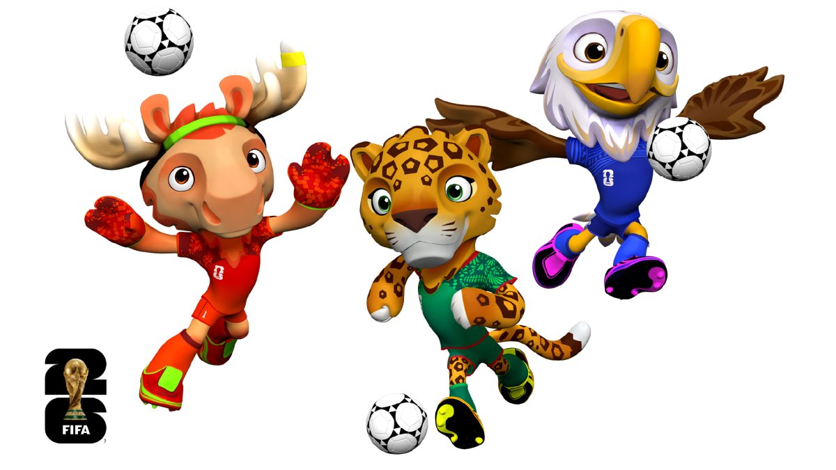2026 World Cup mascots revealed: Meet Clutch, Maple and Zayu – NBC10 ...
