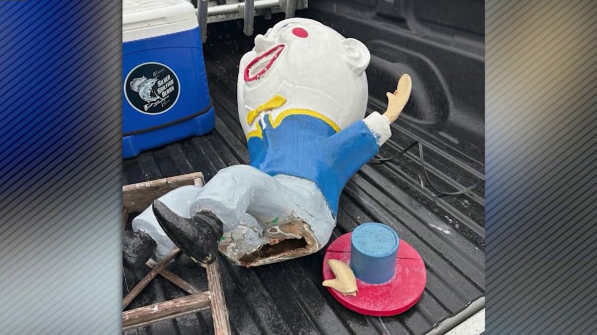 Vintage Humpty Dumpty Statue Vandalized, Recovered at Cape May Golf Course