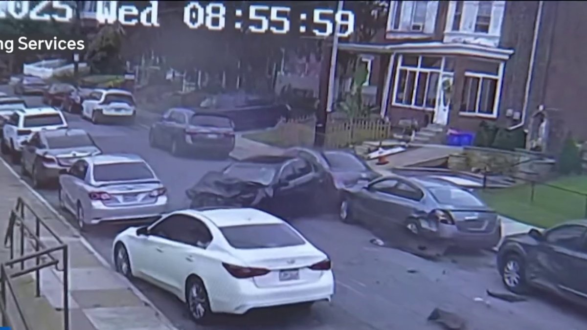 Caught on Cam: A carjacking suspect loses control and crashes into ...