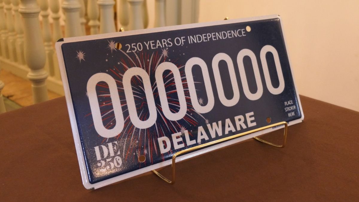 Delaware unveils new license plate – NBC10 Philadelphia