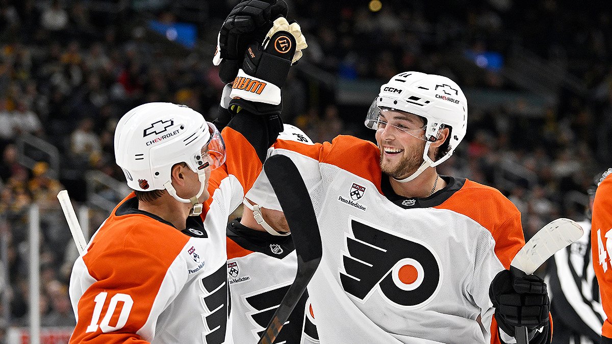 Flyers' Tyson Foerster Returns to Full Contact for Preseason Debut in Boston