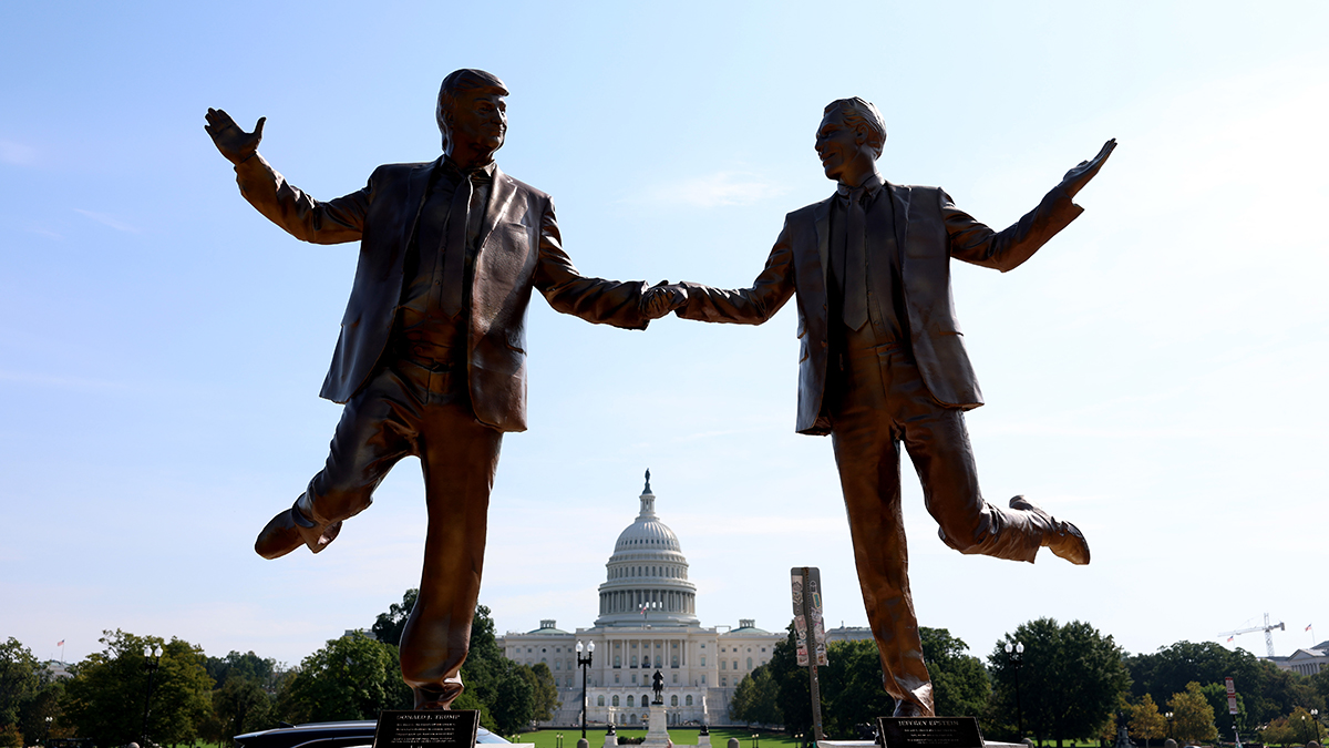Government removes National Mall statue of Trump and Epstein holding hands