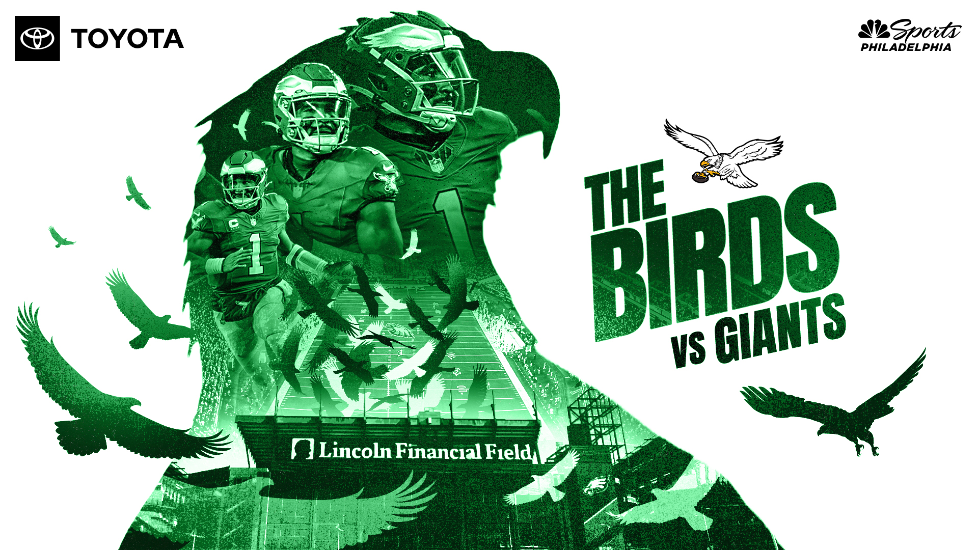 Live updates: Eagles break out the kelly greens for rematch vs. Giants