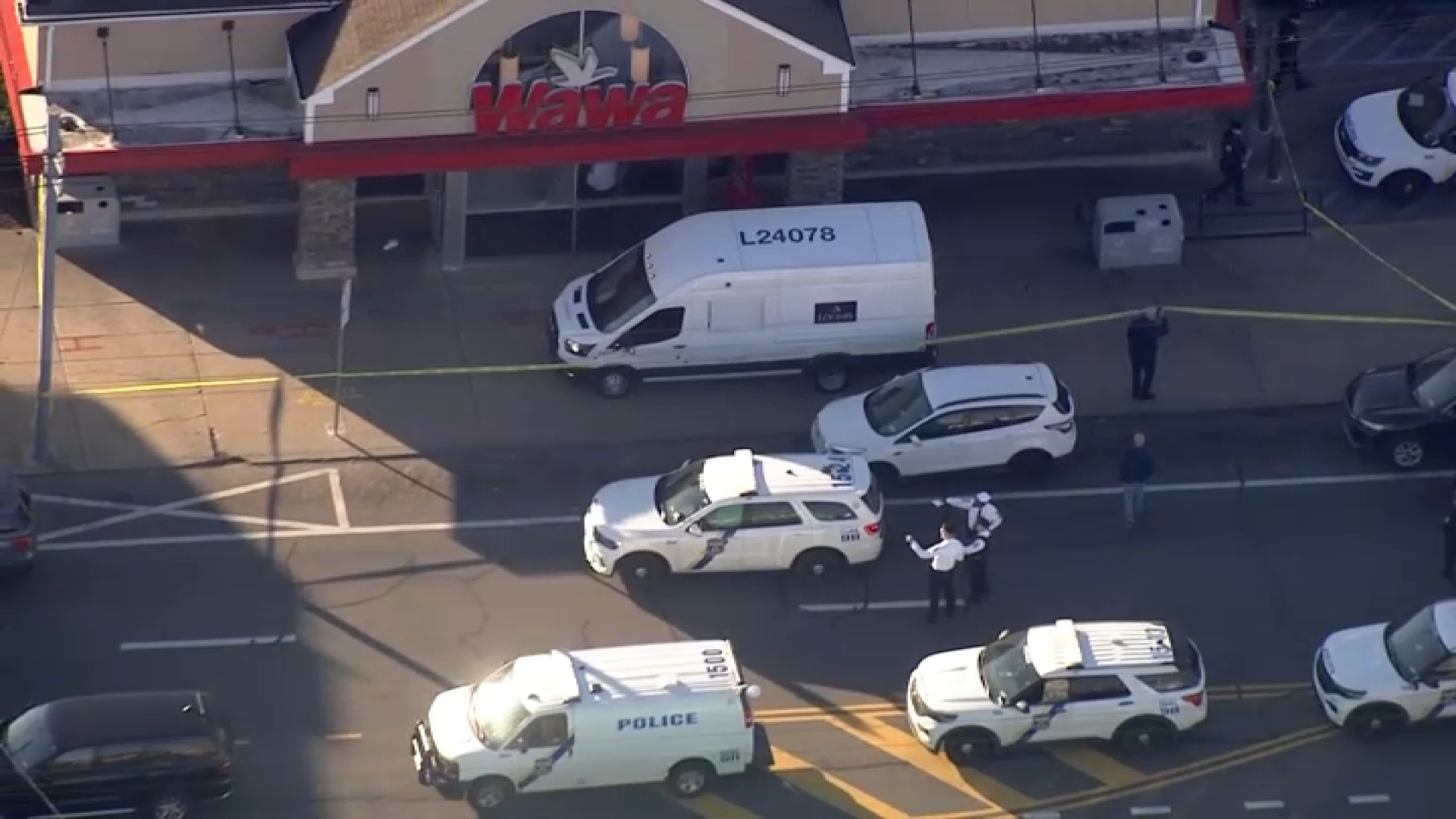 Armored truck driver shoots at 2 armed robbers outside Philly Wawa, police say