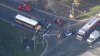 Minor injuries reported after 3-vehicle crash involving school bus in Evesham Township
