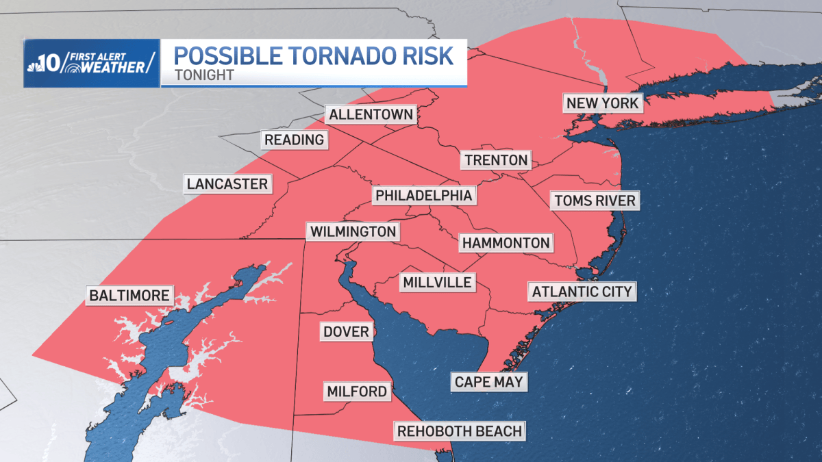 Live updates: Storm to bring rain, wind and a low tornado risk – NBC10 ...