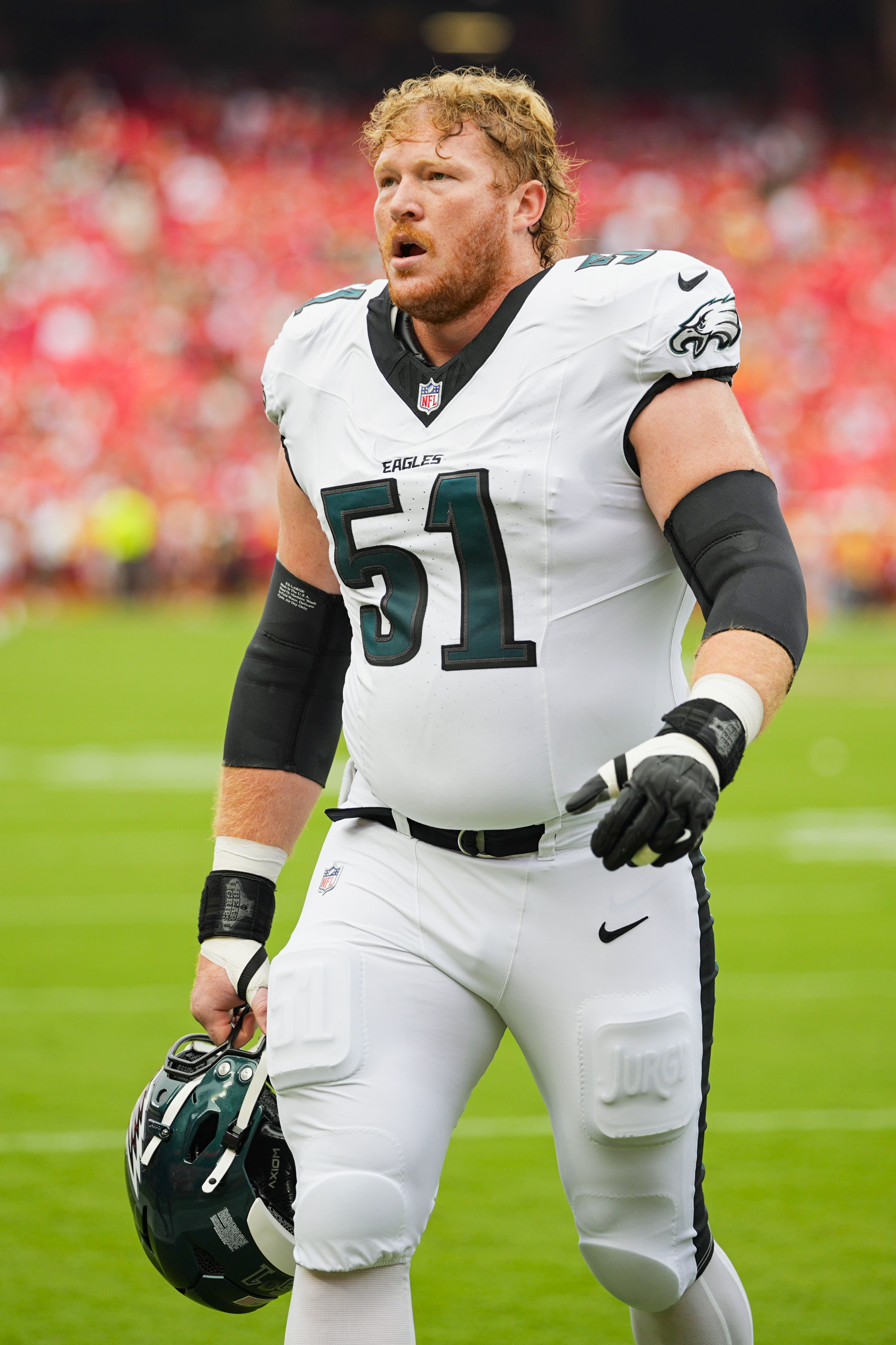 Cam Jurgens Injured; Eagles Face Multiple Injuries