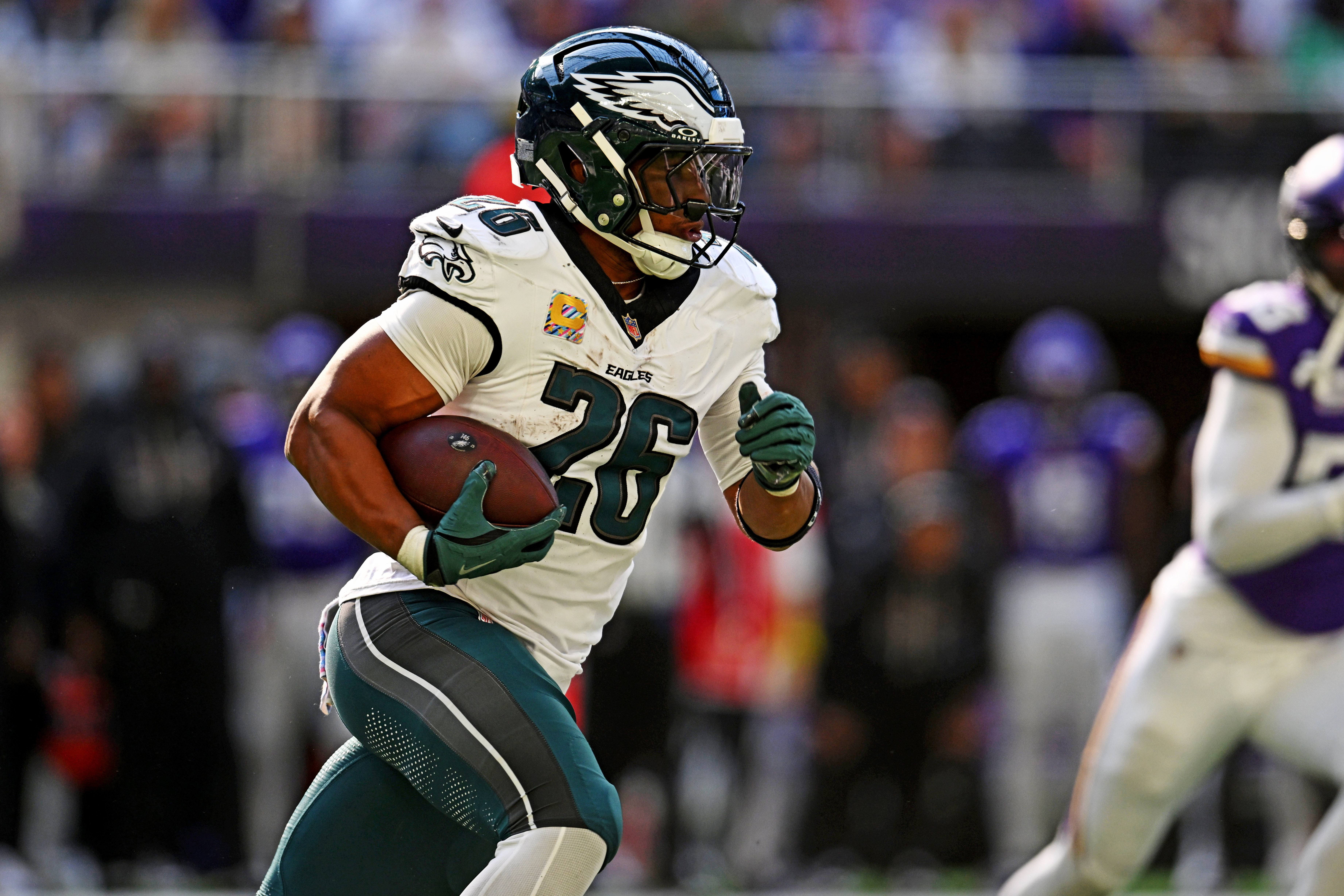 Saquon Barkley says blame him for the Eagles' lackluster running attack