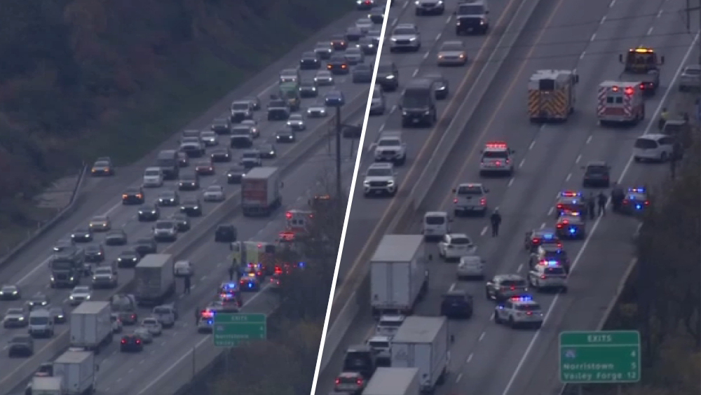 Woman hit by car after walking onto Pa. Turnpike, officials say