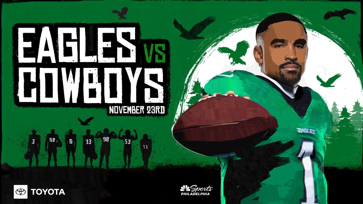 Live updates: Eagles break out the kelly greens for matchup vs Cowboys