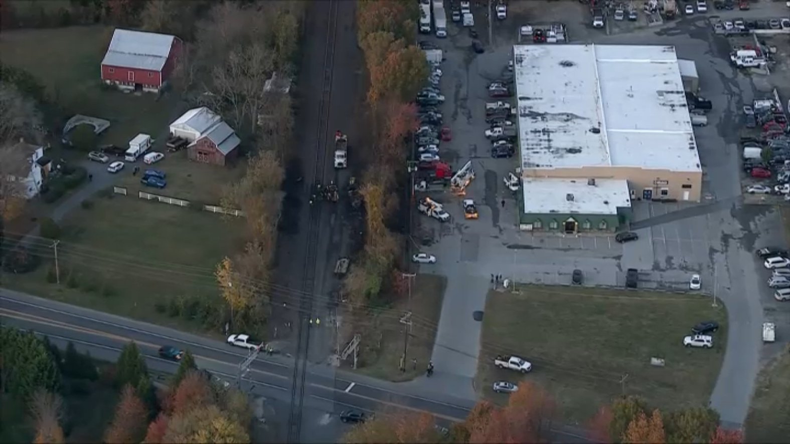 Explosion Philadelphia Buildings damaged after explosion on train tracks in Bear, Del. – NBC10 ...