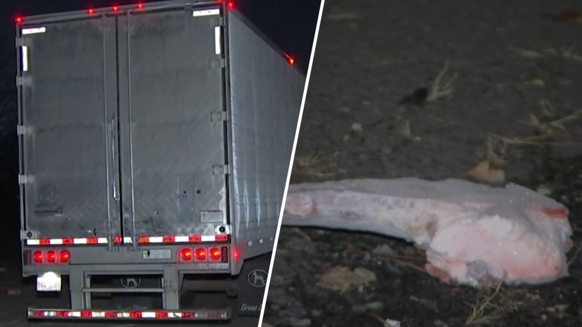 An investigation is underway after, police say, meat was stolen from a refrigerated truck parked along Red Lion Road in Northeast Philadelphia early Monday.