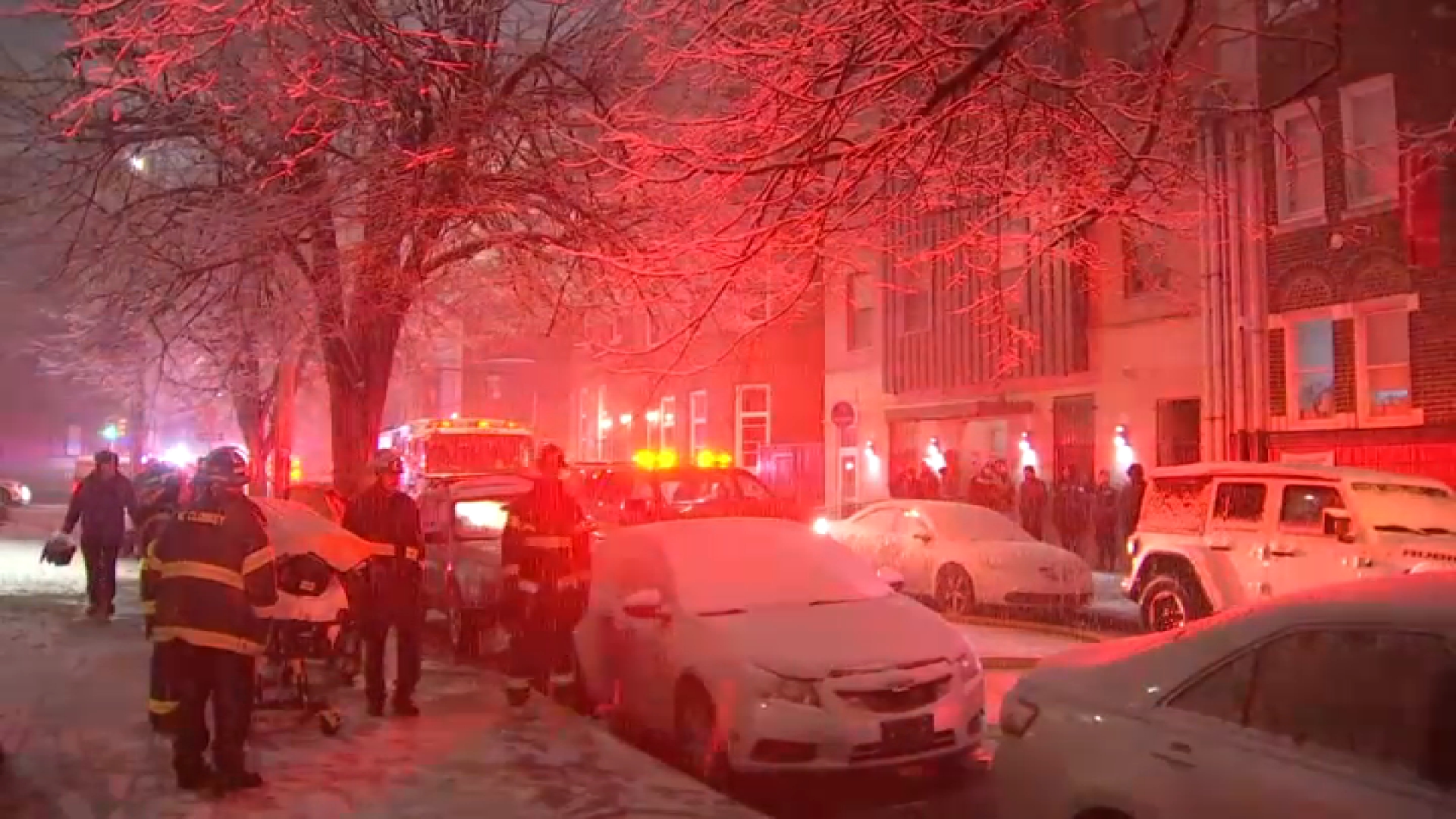 2 officers hospitalized after North Philly apartment fire