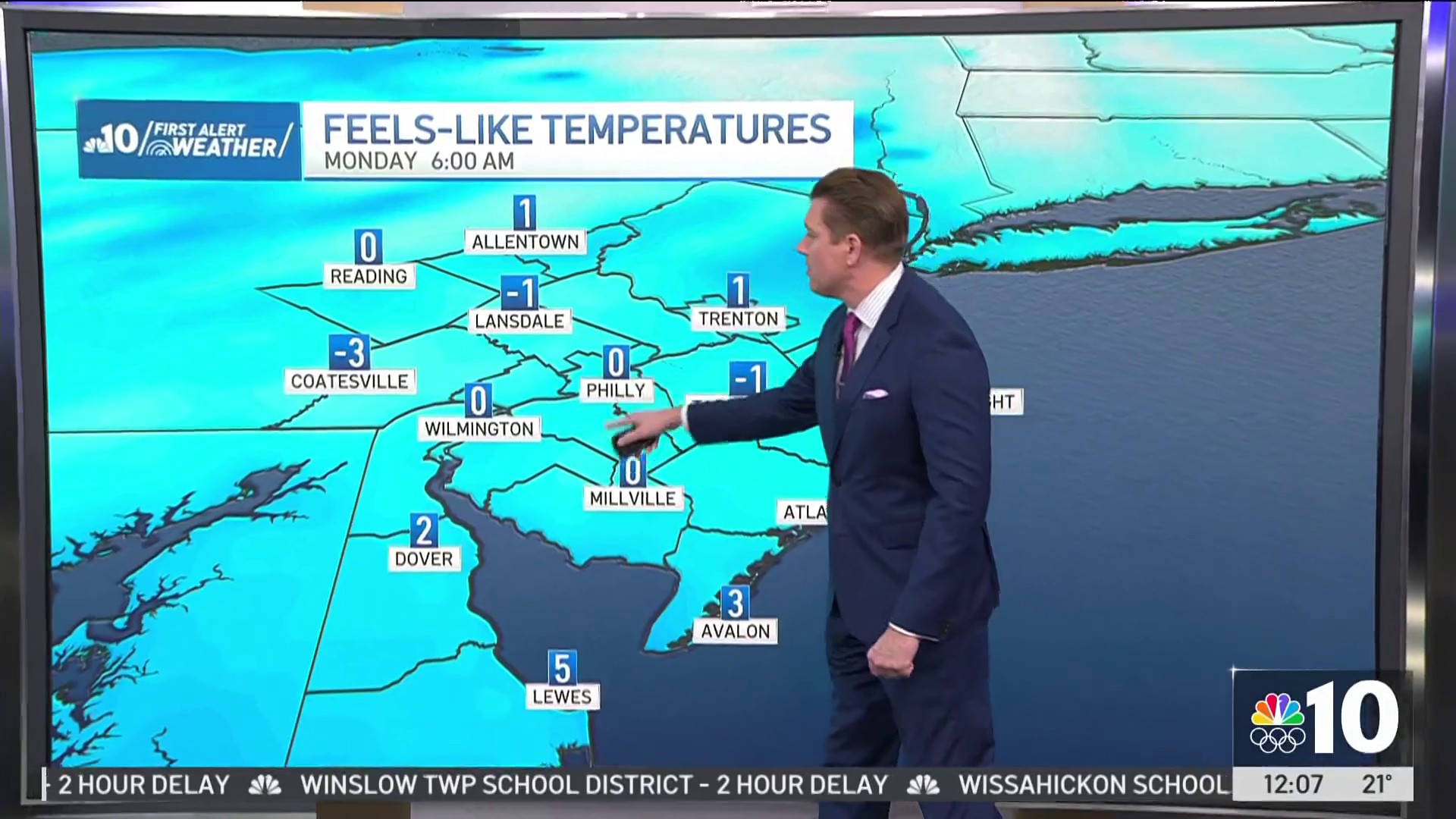 Bitter cold temperatures grip the region after snow – NBC10