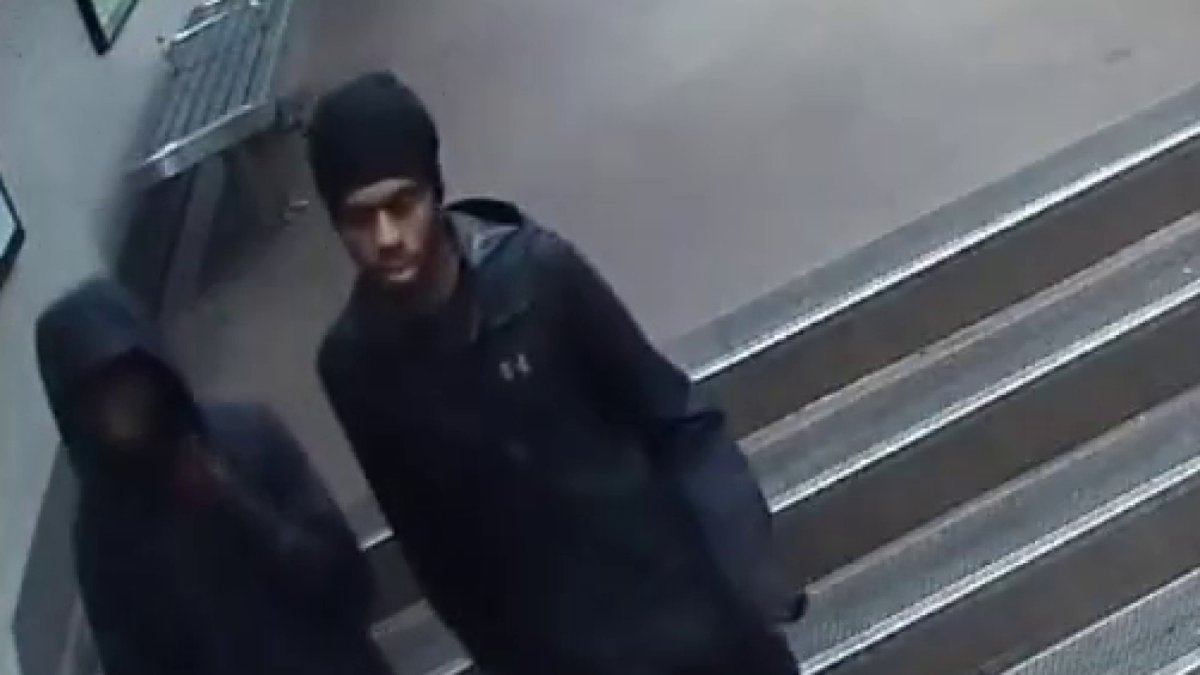 Police reveal video of two suspects wanted in connection to robbery on ...