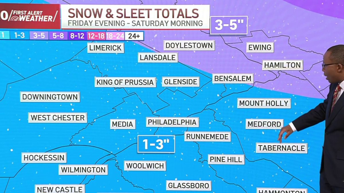 Tracking winter storm Friday evening into Saturday morning – NBC10 ...
