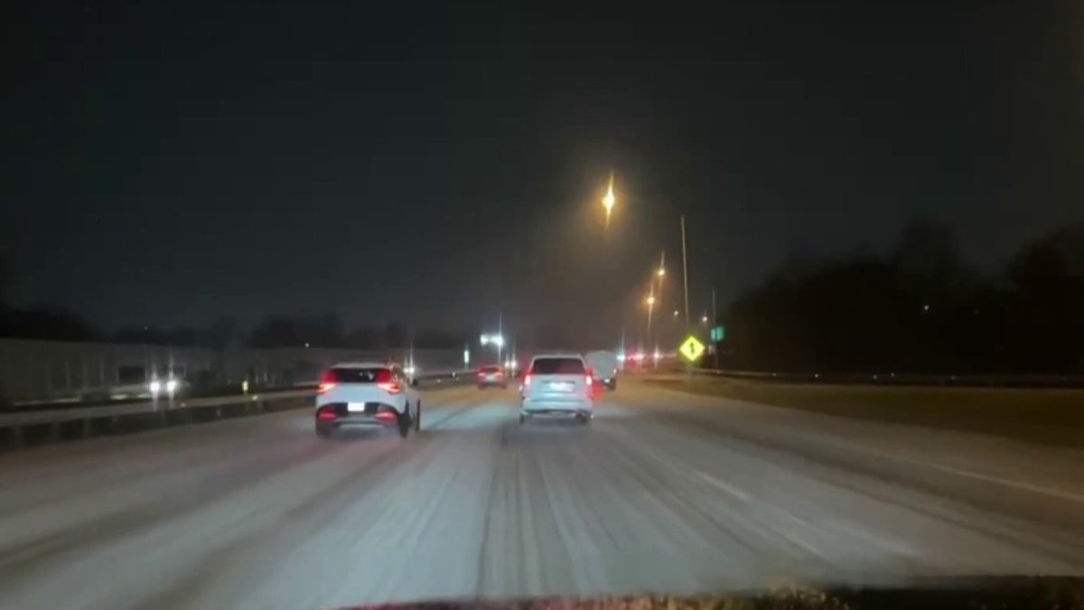 Wintry mix of ice, snow and rain creates dangerous road conditions ...