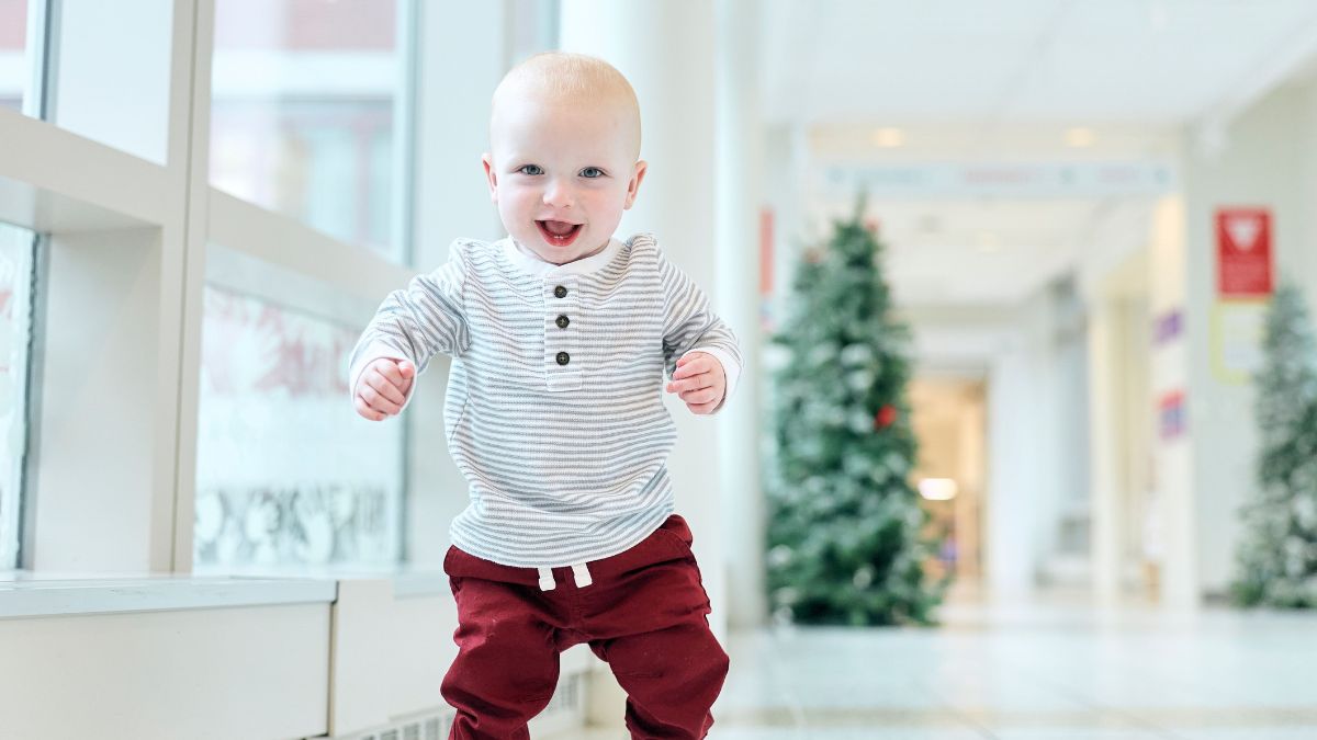 Baby who received personalized gene editing therapy at CHOP takes first steps