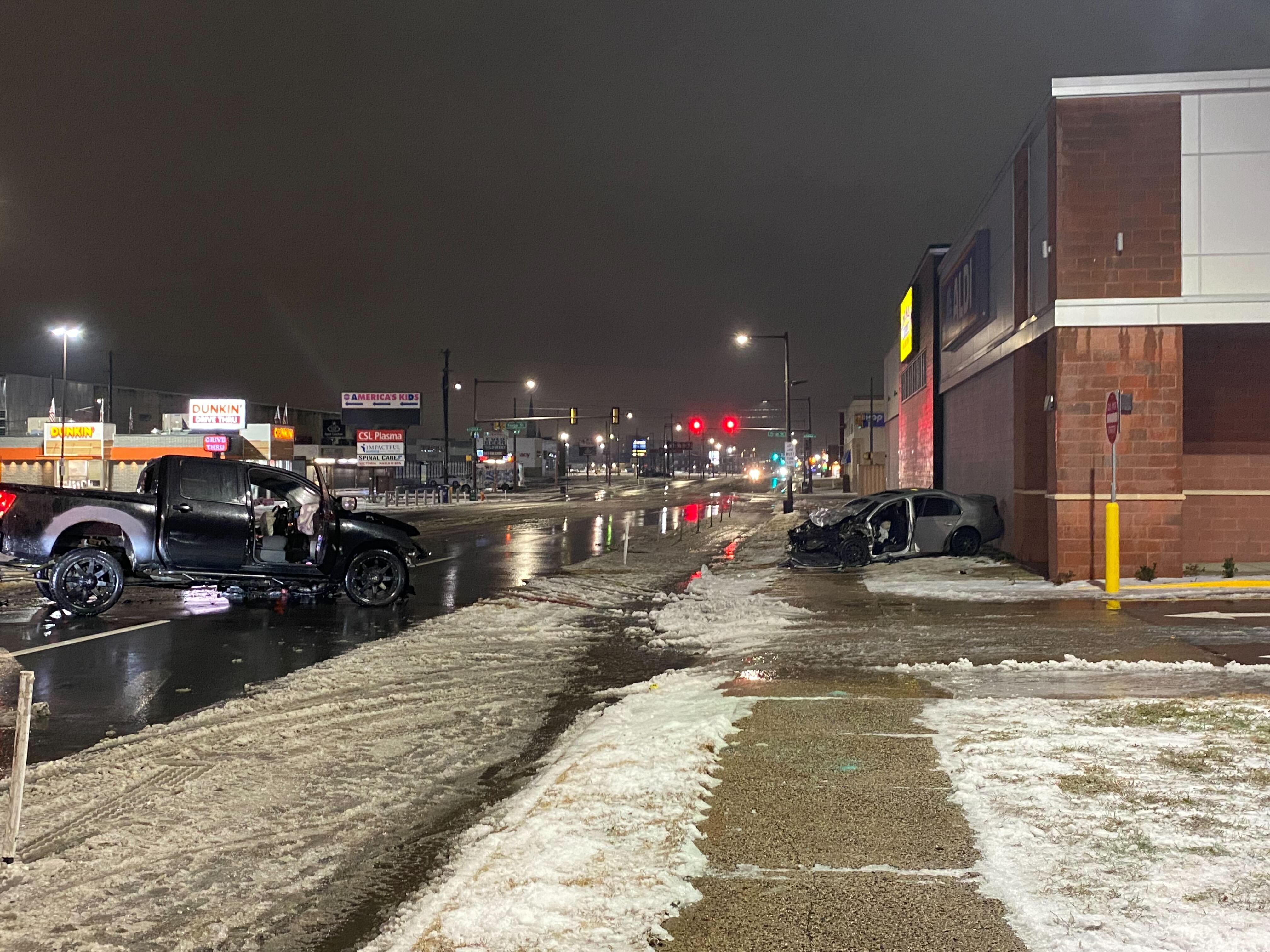 Woman killed after pickup truck lost control due to ice in Port Richmond: Police