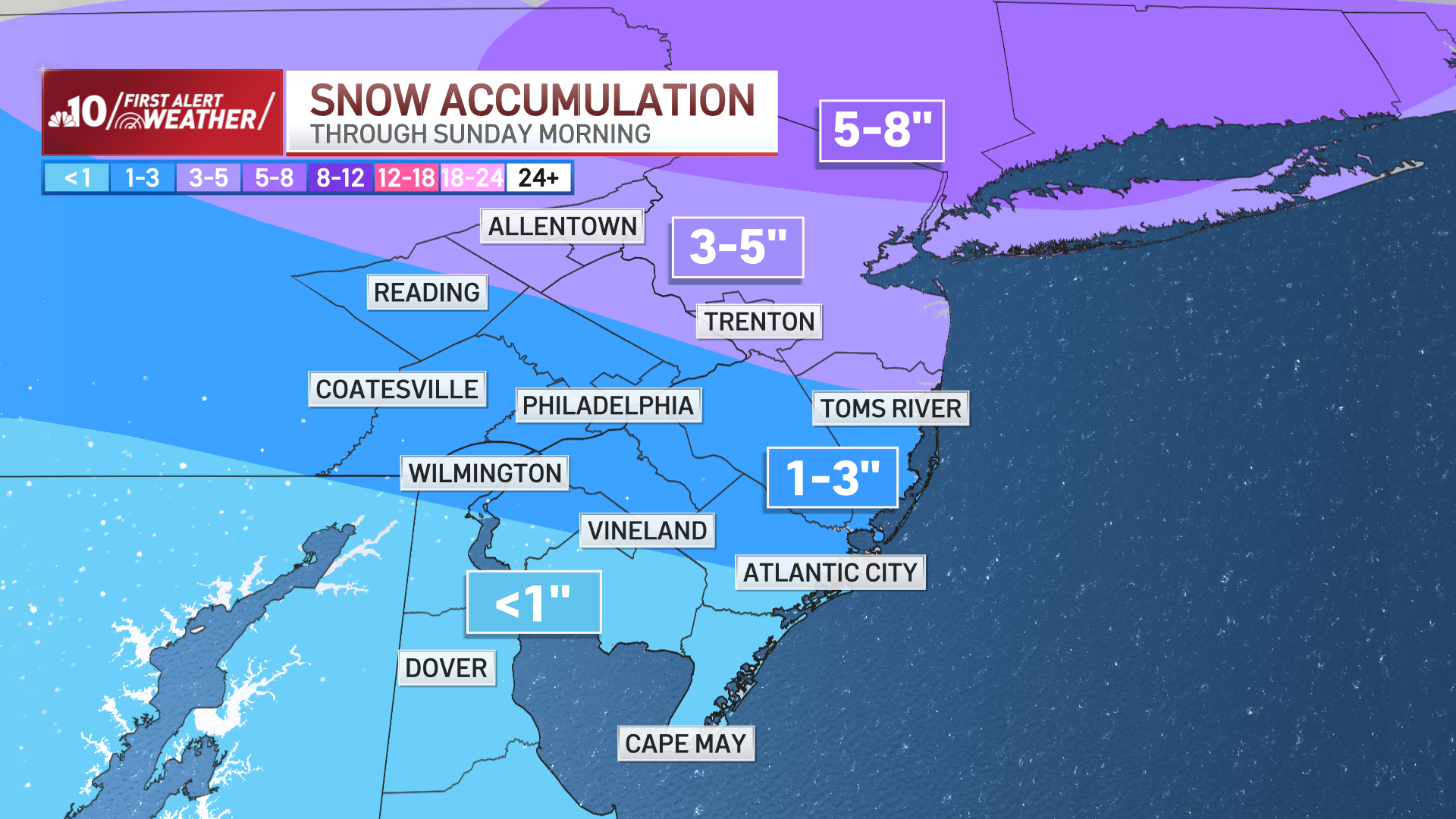 Wintry mix of snow, ice and rain to hit Philly region Friday into Saturday