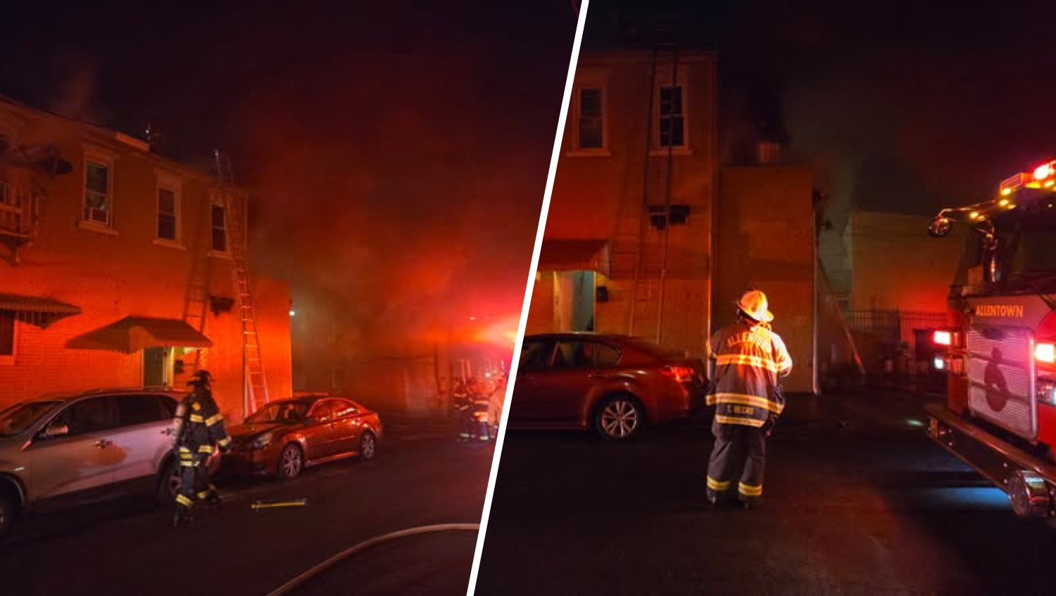 Crews battle overnight building fire in Allentown – NBC10 Philadelphia