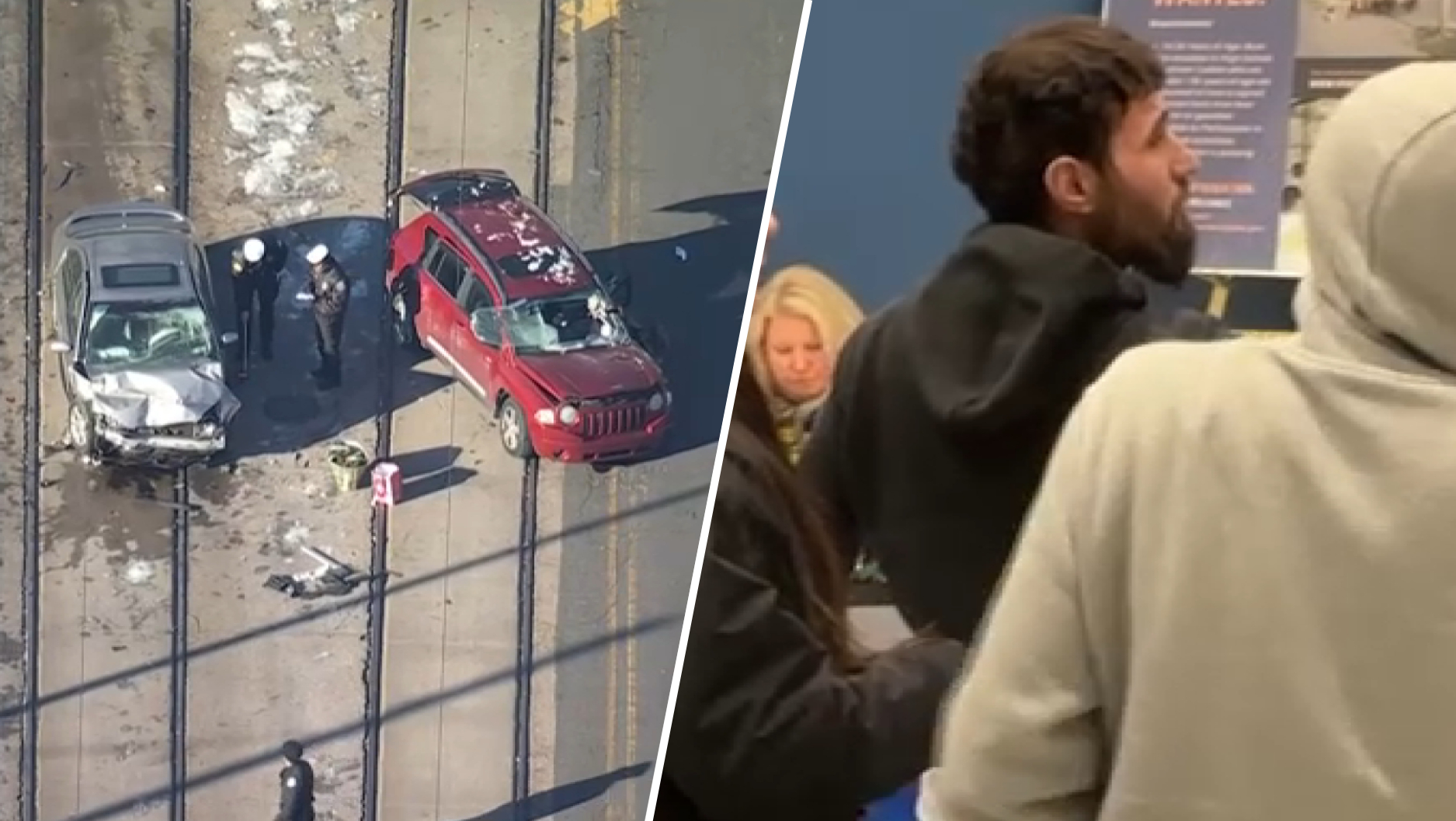 Man accused of causing deadly Uber crash in Philly seen turning himself in