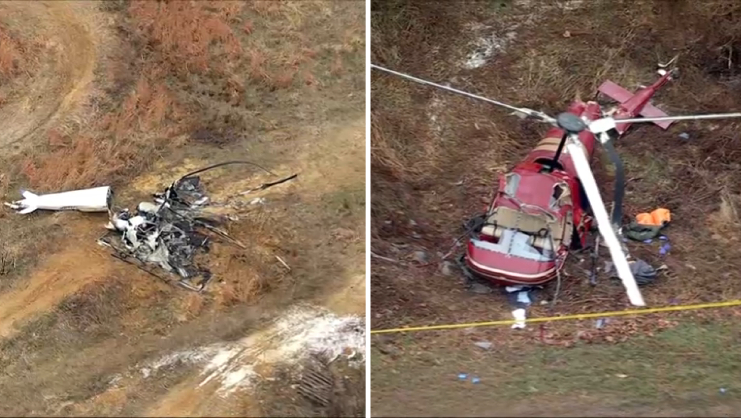 1 killed, another injured after 2 helicopters collide and crash in Hammonton