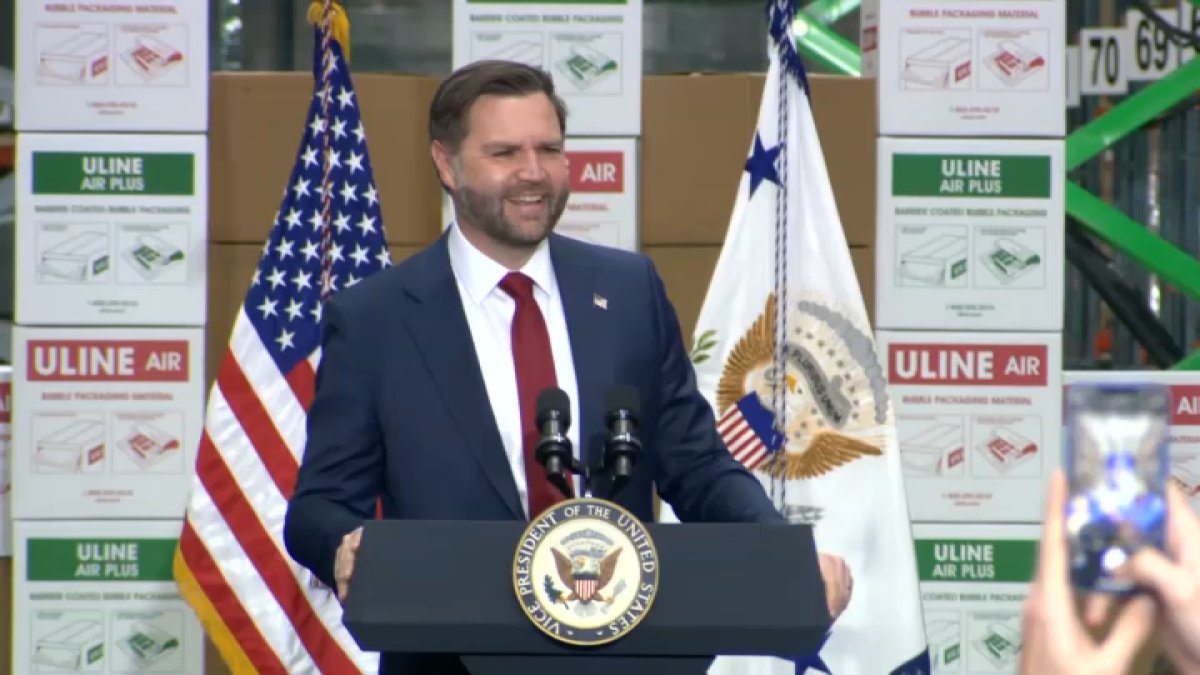 VP Vance stops in Lehigh Valley to address economy ahead of midterm elections