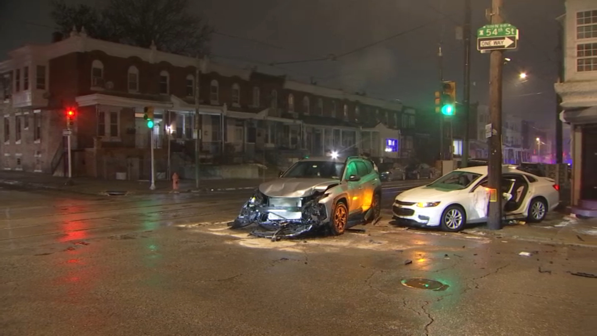 Off-duty police officer injured in West Philly crash, officials say
