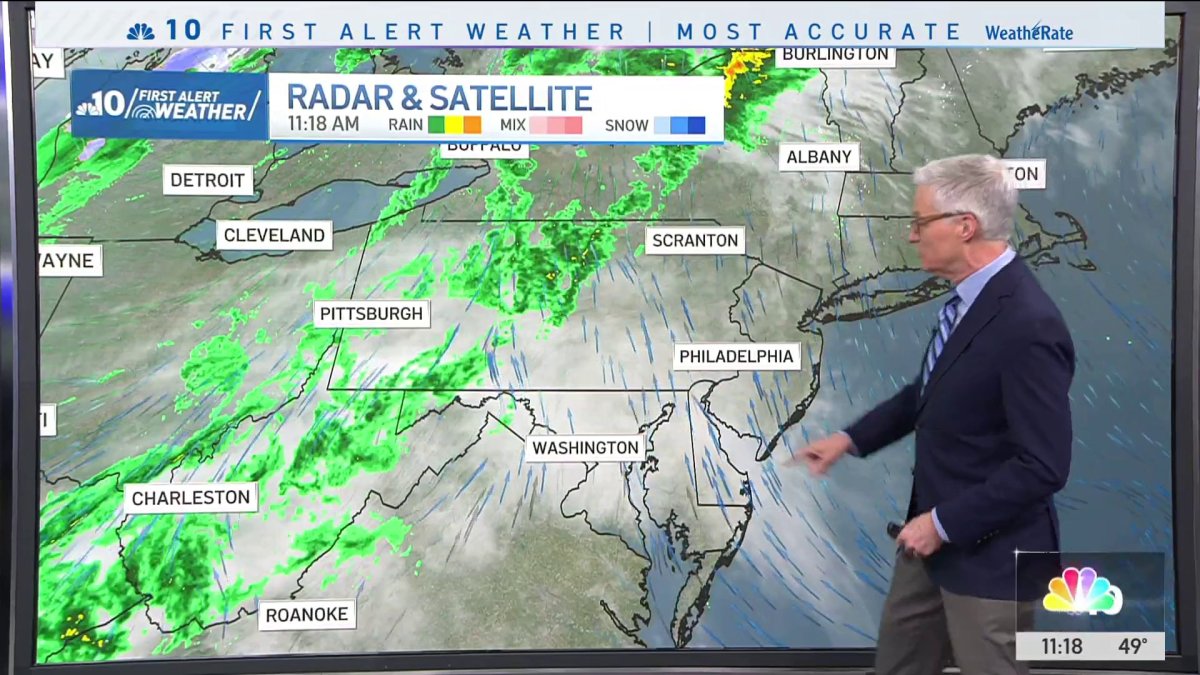 Rain moves in on Friday then heavier rain moves in on Saturday – NBC10 ...