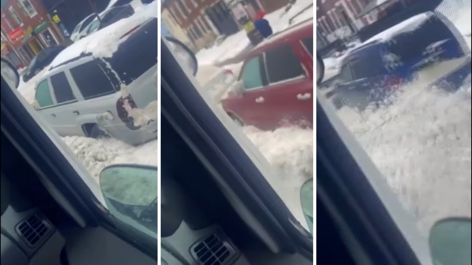 Video: Sanitation Department driver plows snow at parked cars in Philly  
