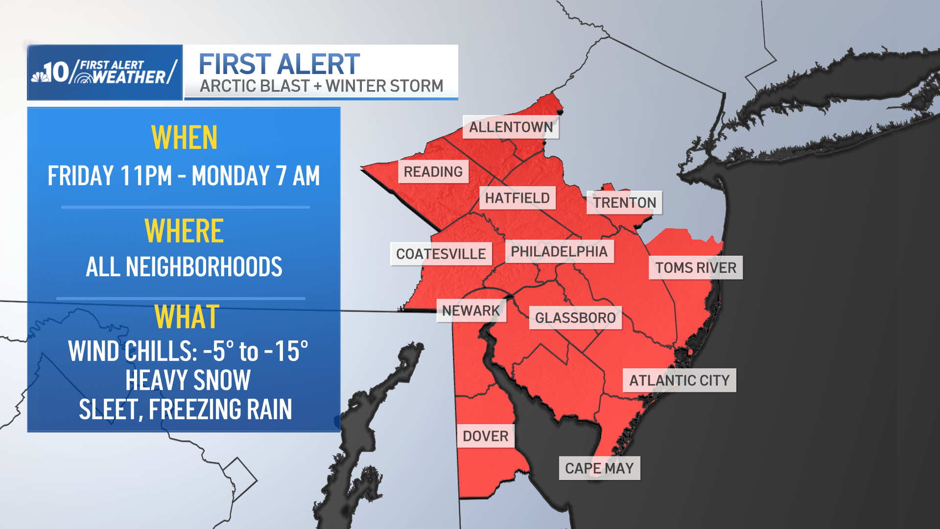 Live updates: Bitter cold Friday before winter storm, snow this weekend
