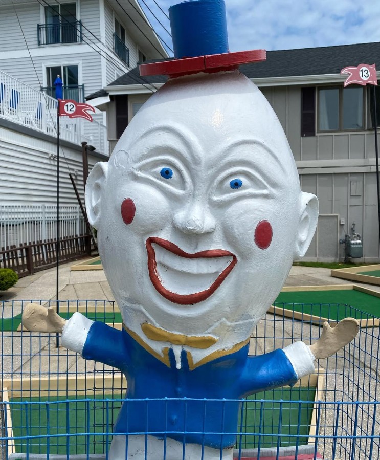 Pa. man arrested after Humpty Dumpty statue damaged at Cape May mini-golf course