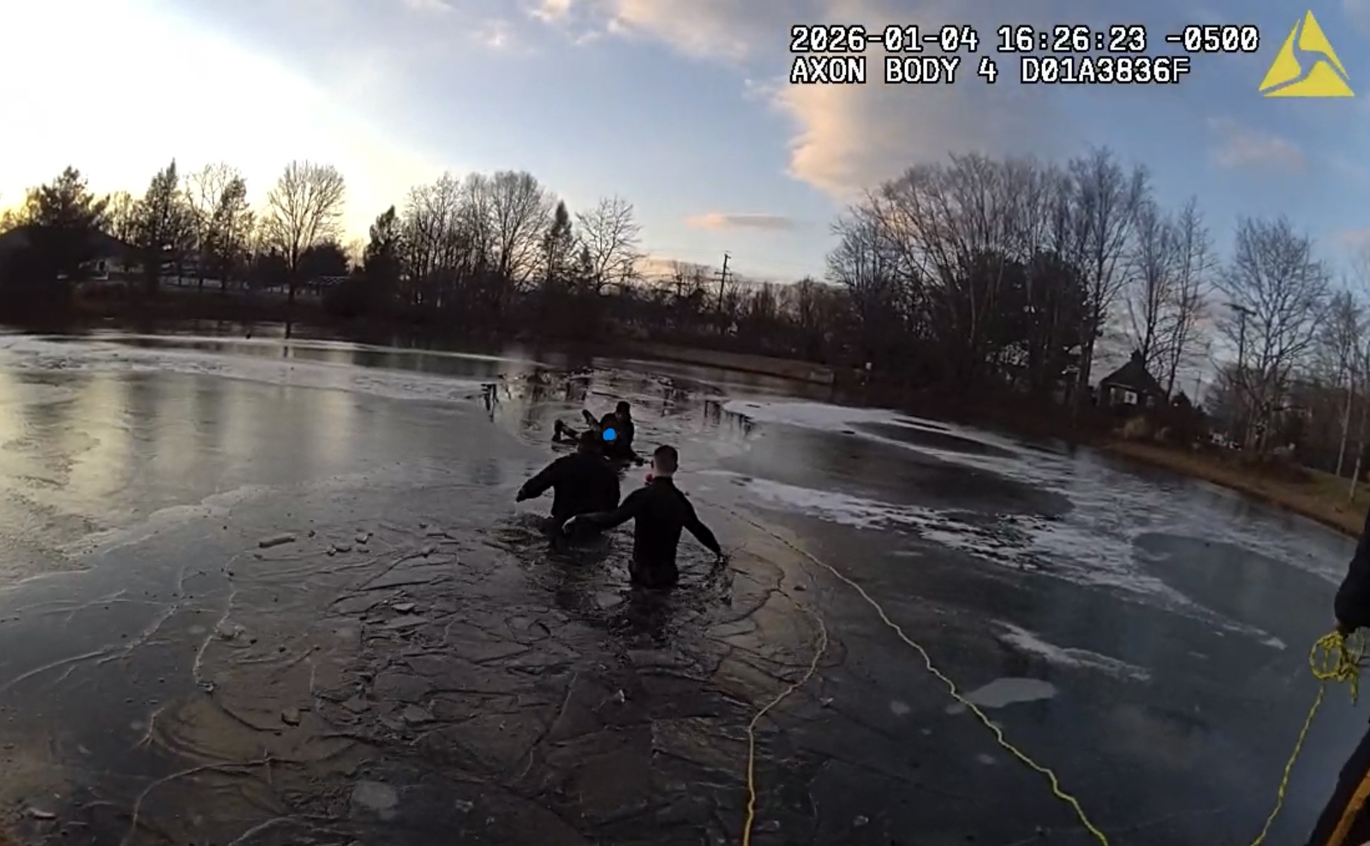 Boy rescued by police after falling through ice in South Jersey – NBC10 ...