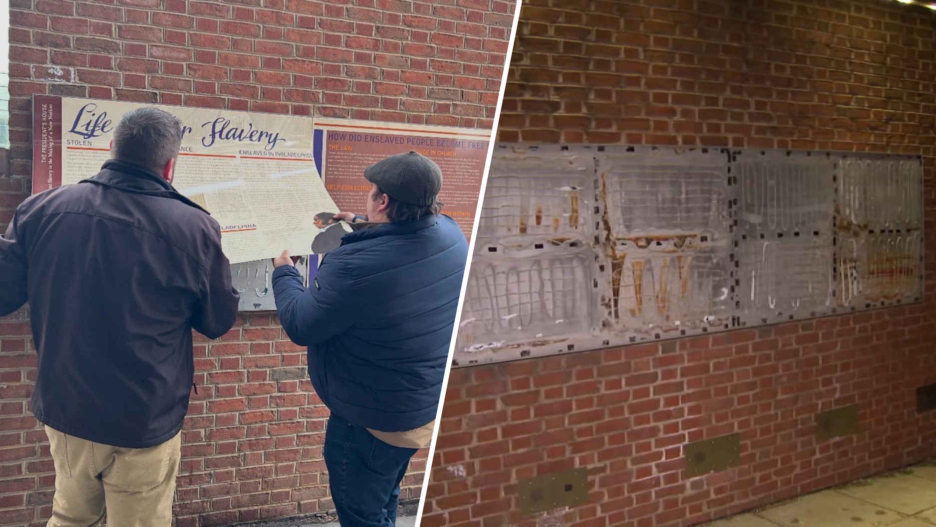 Philly sues federal government after Independence Mall slavery exhibit removed