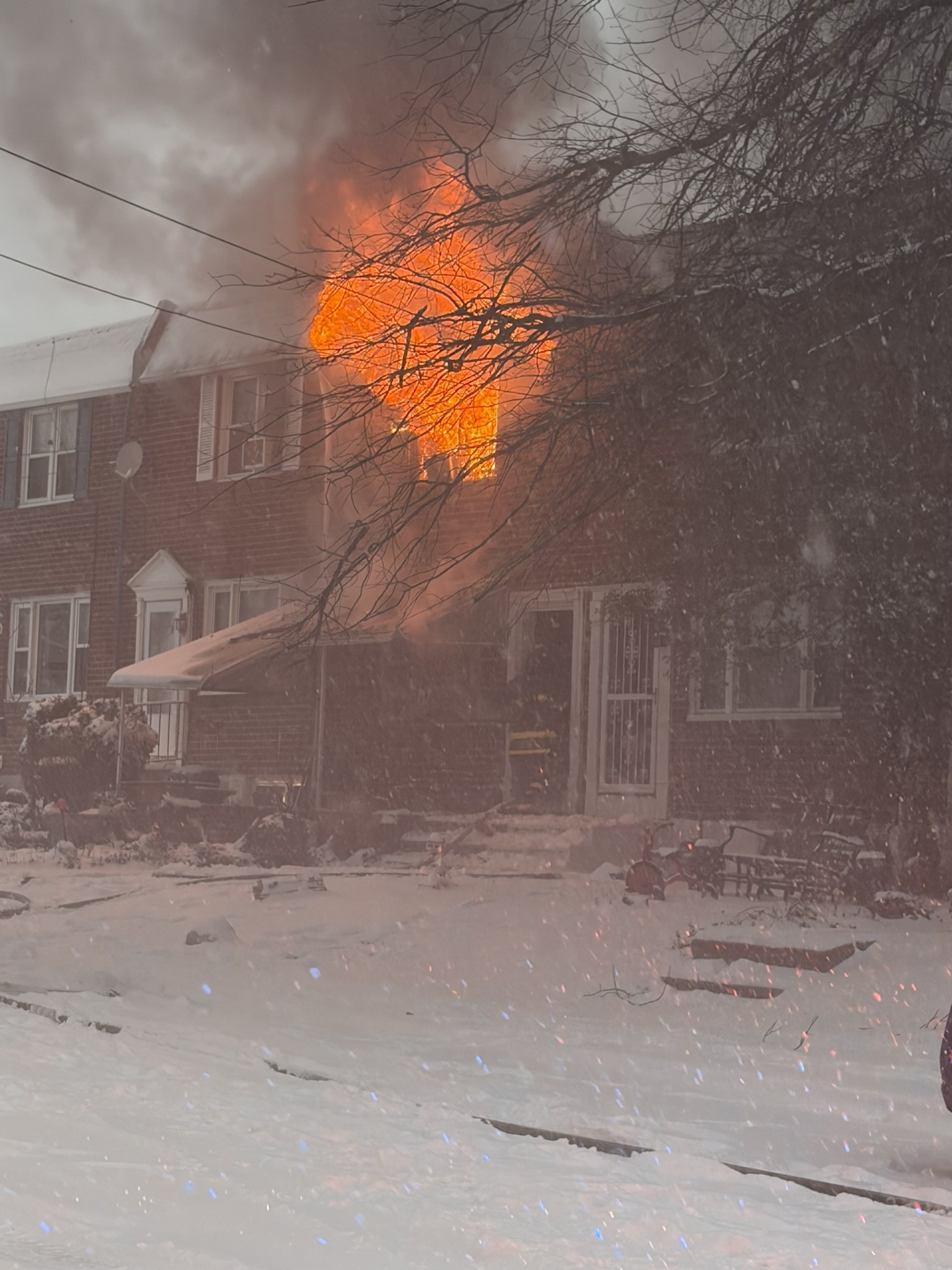 One person hospitalized after early morning house fire in Wilmington, Del.