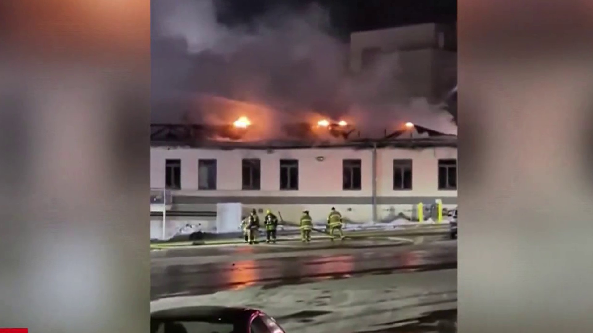 Emergency crews evacuate patients as flames tear through Lackawanna Co. hospital