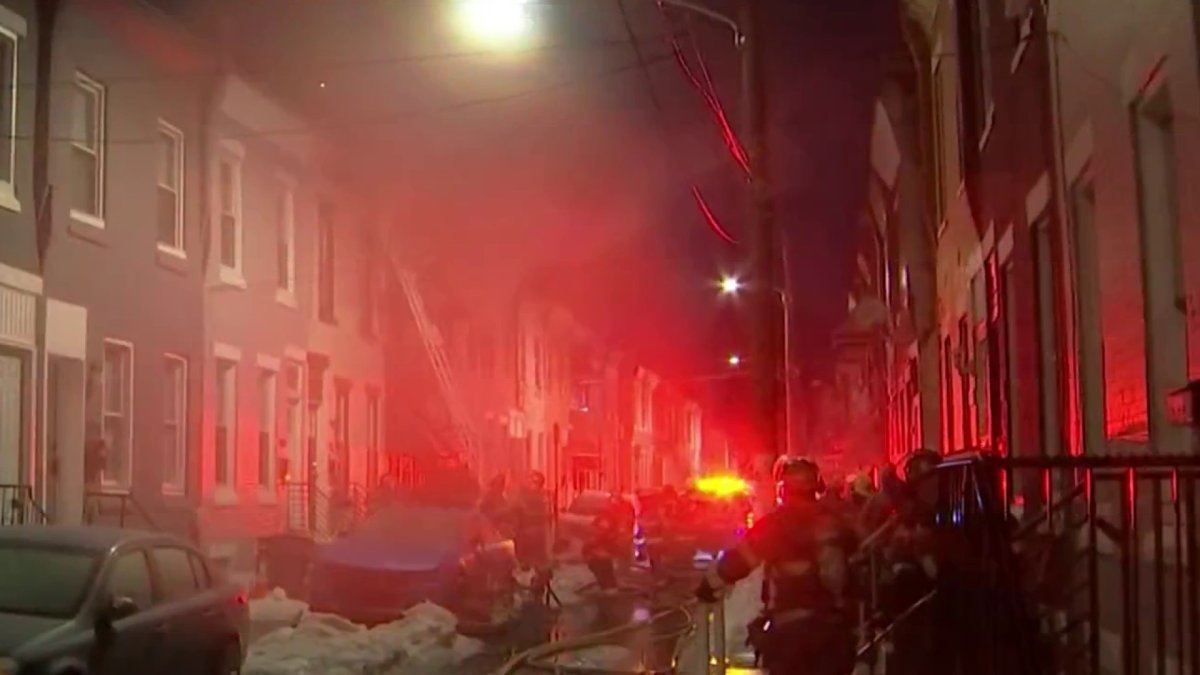 Fire crews battle North Philly rowhome fire in bitter cold – NBC10 ...