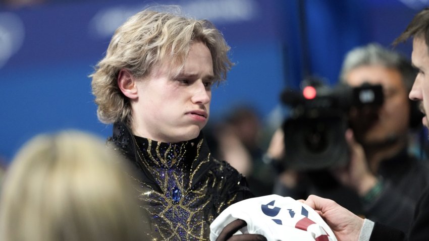 Watch Ilia Malinin discuss his mindset after tough performance – NBC 5  Dallas-Fort Worth