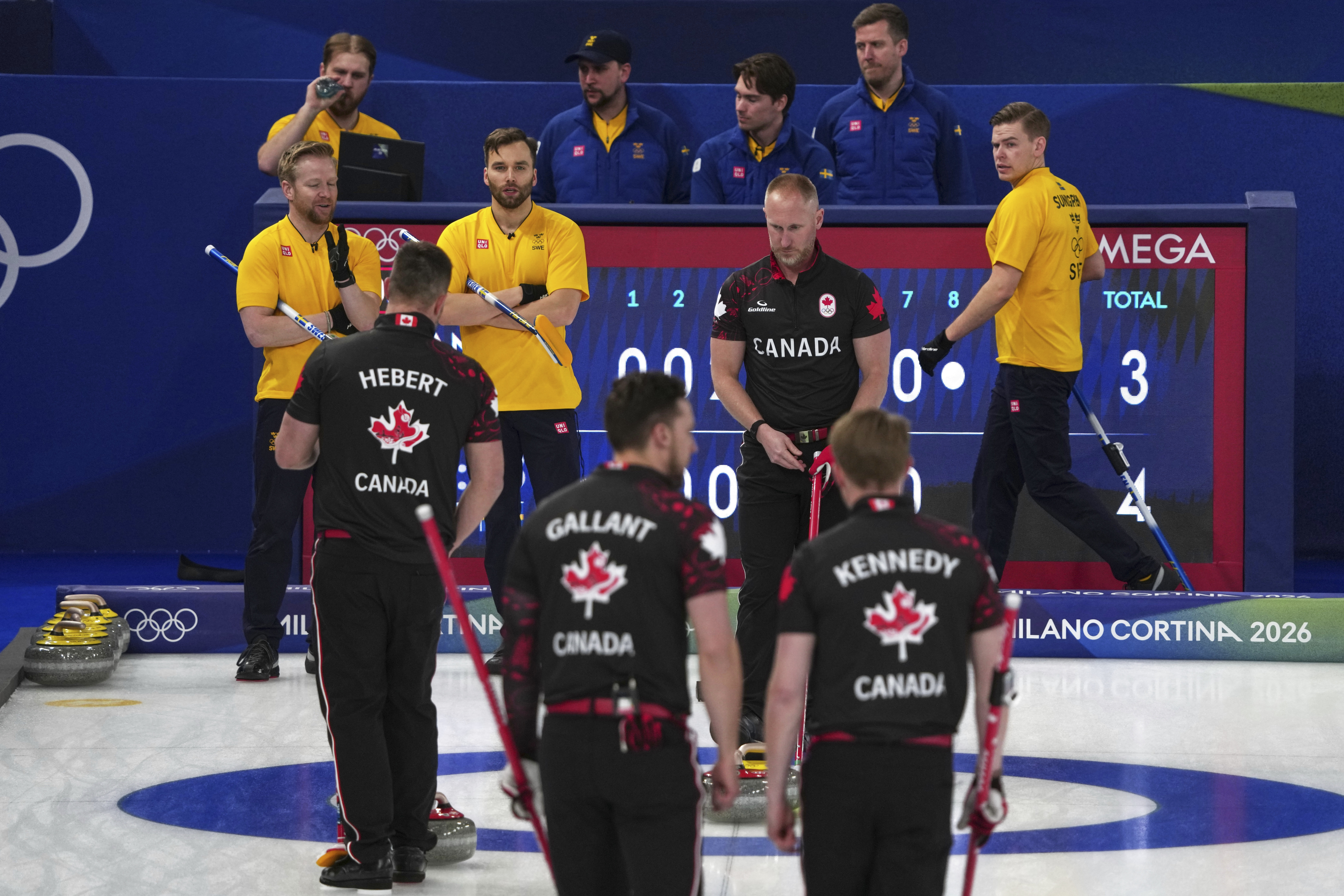 Curling got heated at the Winter Olympics as cheating allegations and audible curse words overshadowed a feisty match between Canada and Sweden.