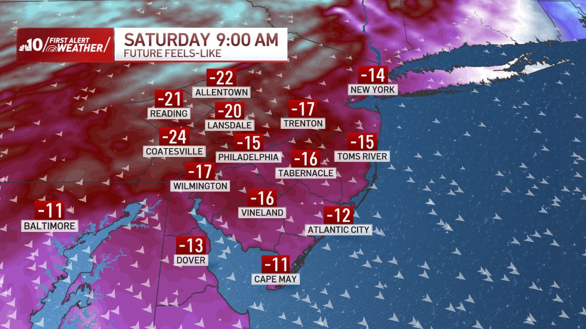 Snow squalls on Friday ahead of dangerous cold during the weekend ...