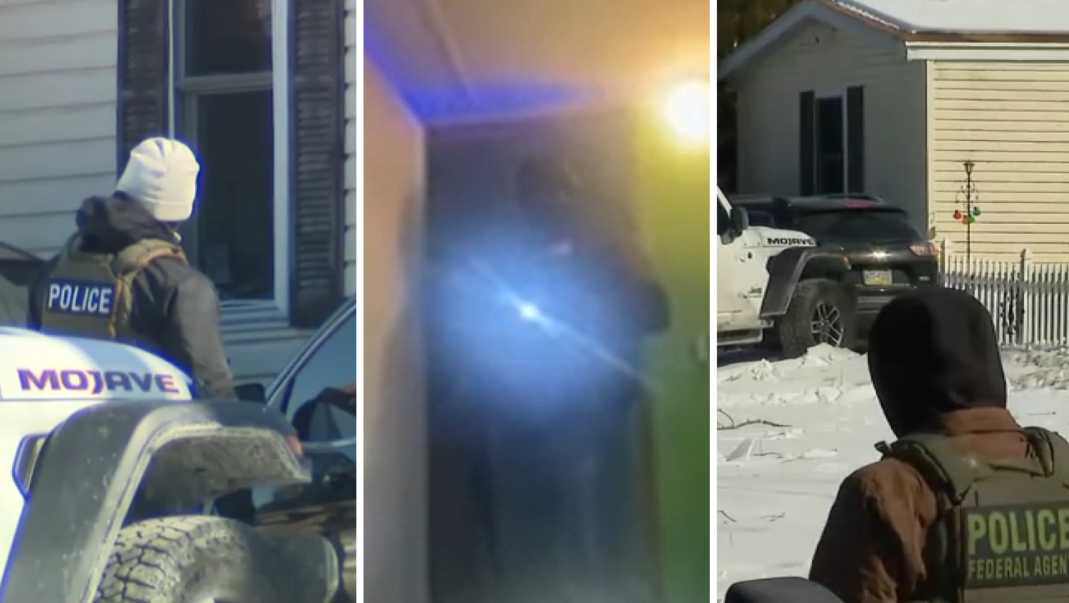 Man in custody after masked ICE agents enter Montgomery County home