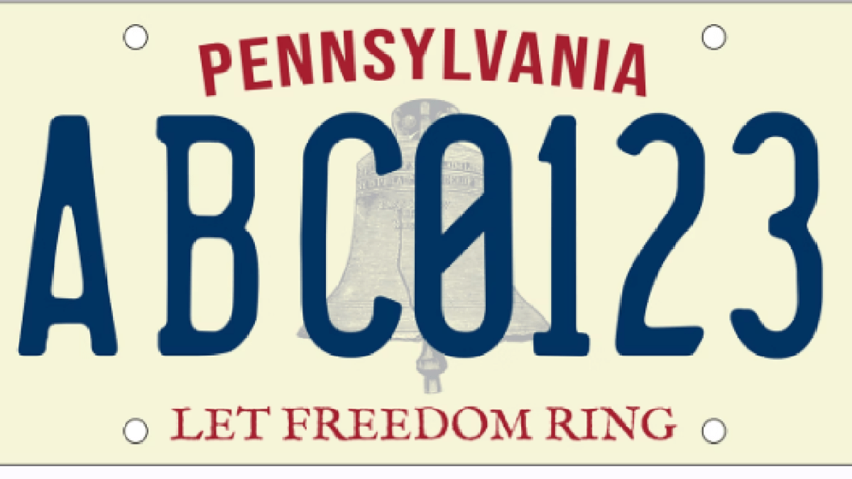 Pennsylvania's New License Plates Cause Confusion for Recognition Tech